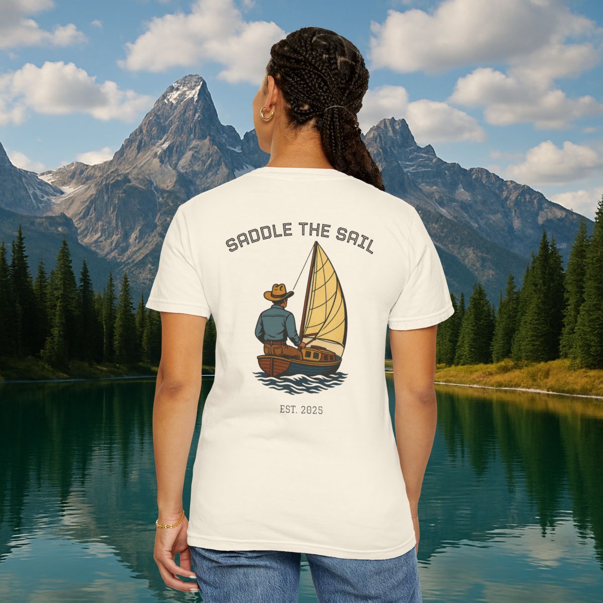 Saddle The Sail Tee - Outland Clothing